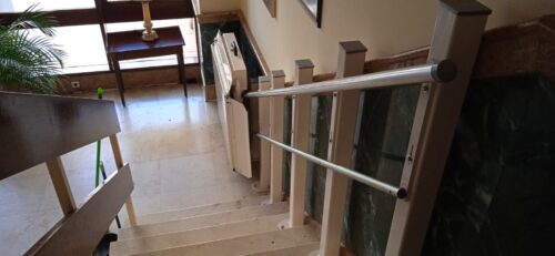 plataforma savaescaleras recorrido arriba